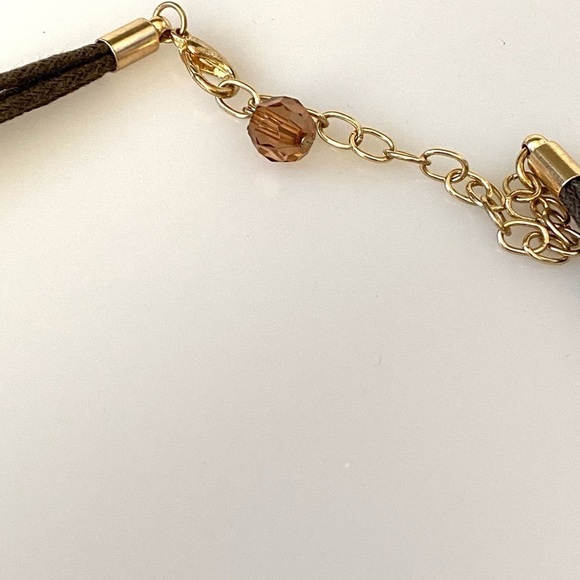 Necklace Brown Shells and Beads 3 Layers Boho  Bohemian 18”+ 3” - Picture 6 of 10